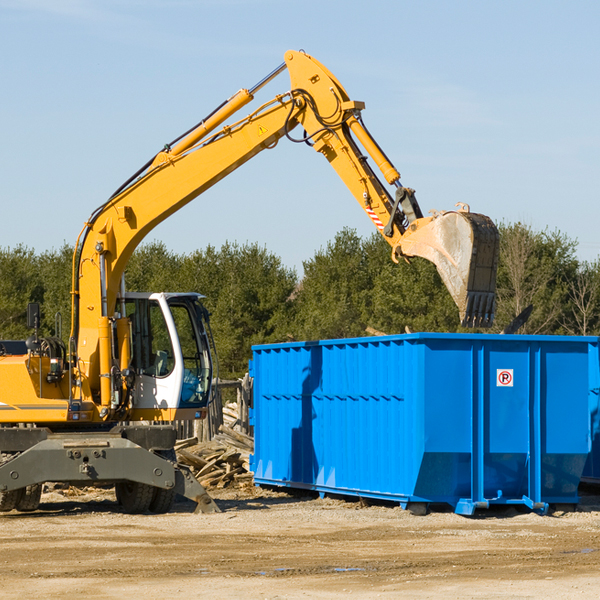 can i choose the location where the residential dumpster will be placed in Vails Gate